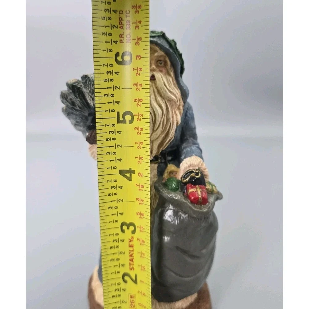 Vintage‎ Finland Joulupukki Santa Figurine Nordic Father Christmas Resin 1992
